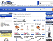 Tablet Screenshot of paclik.cz